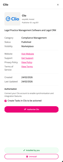 authorise-clio
